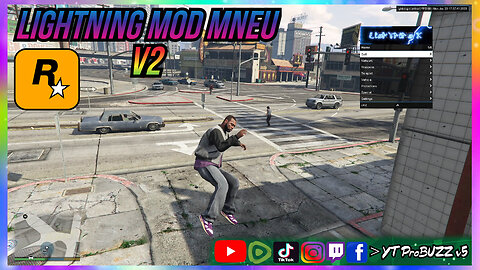 SHOWCASE LIGHTNING FREE MOD MENU v2 UNDETECTED 1.64 GTA5 ONLINE/OFF LINE PC FREE DOWNLOAD