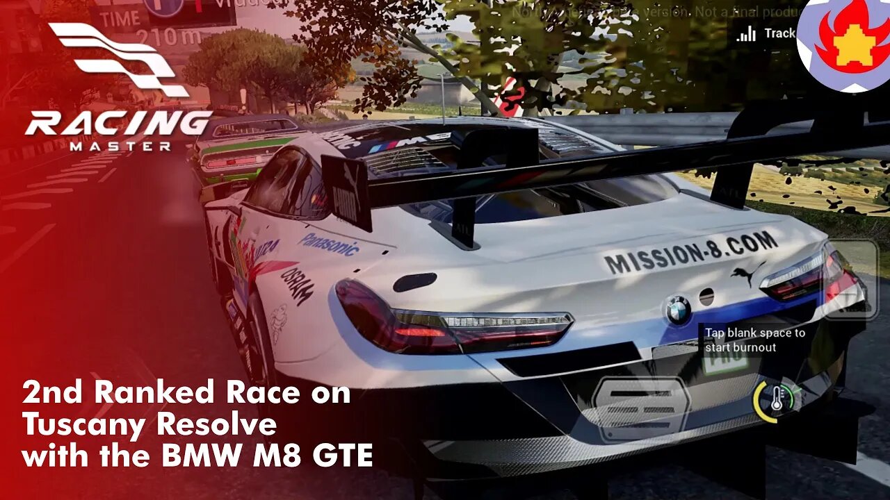 2nd Ranked Race on Tuscany Resolve with the BMW M8 GTE | Racing Master