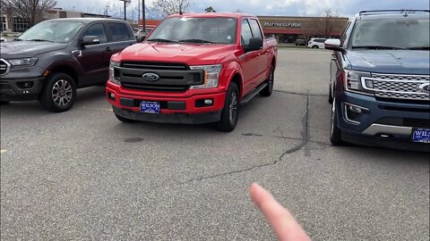 New Ford arrivals walk around