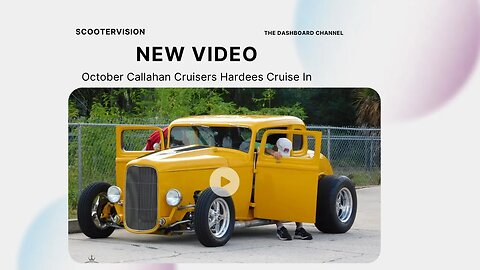 2023 October Callahan Cruisers Hardees Scootervision converted