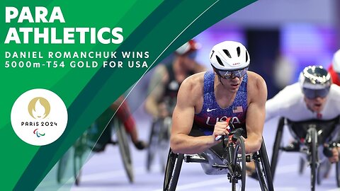Gold Medal For Daniel Romanchuk In Men s 5000m T54 Paris 2024 Paralympic Games
