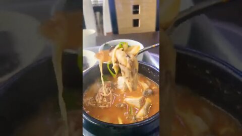 #shorts #hungry #cooking Korean soybean paste soup!