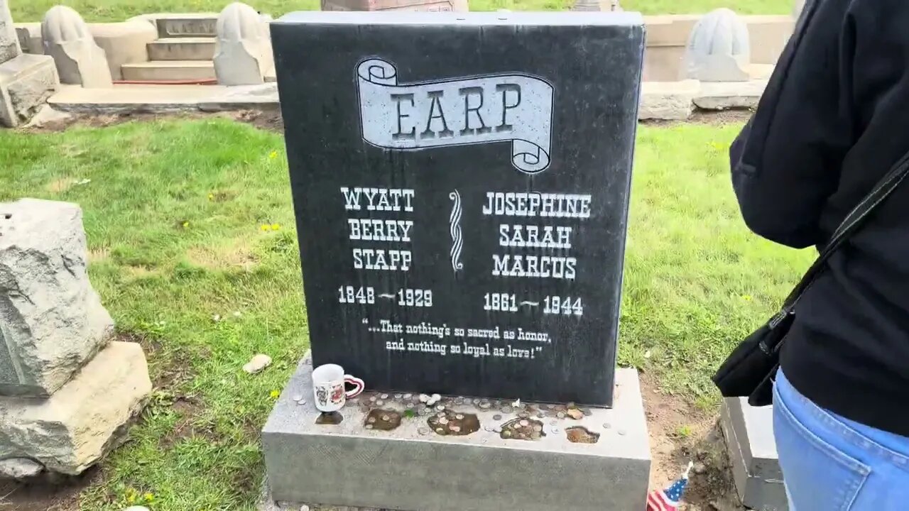 WYATT EARP AND LEVI STRAUSS GRAVES
