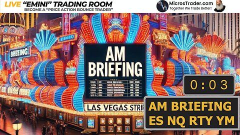 AM Briefing Fri 08/02 | Preparing ES & NQ Traders For Emini Micros Futures Trading Room