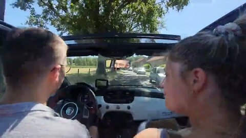 Sharing the FUN ABARTH 595C MTA TURISMO and Friends. Tim and Romy