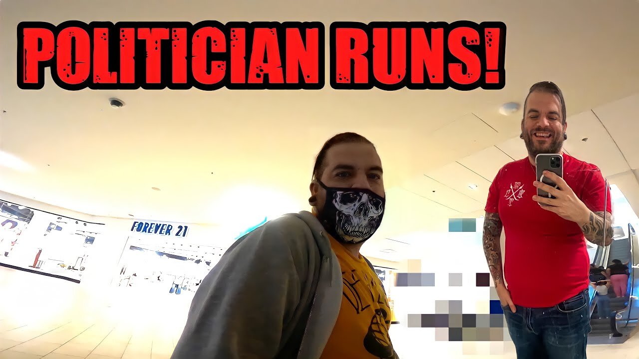 Political Candidate Tries Hiding Face Once Caught! - Matthew "Matt" Corrales - youtube/YosIBDSrMTI