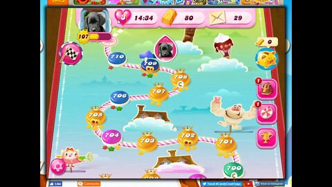 Candy Crush Level 702 Talkthrough, 12 Moves 0 Boosters