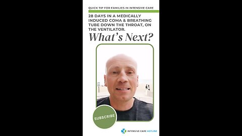 28 Days in a Medically Induced Coma & Breathing Tube Down the Throat,on the Ventilator. What’s Next?