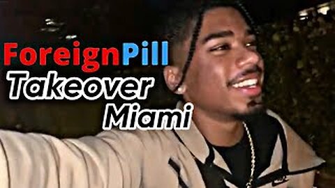 ​ @ForeignPill Takes Over South Beach @ Night