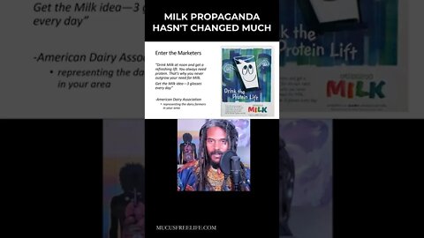 MILK PROPAGANDA HASN'T CHANGED MUCH