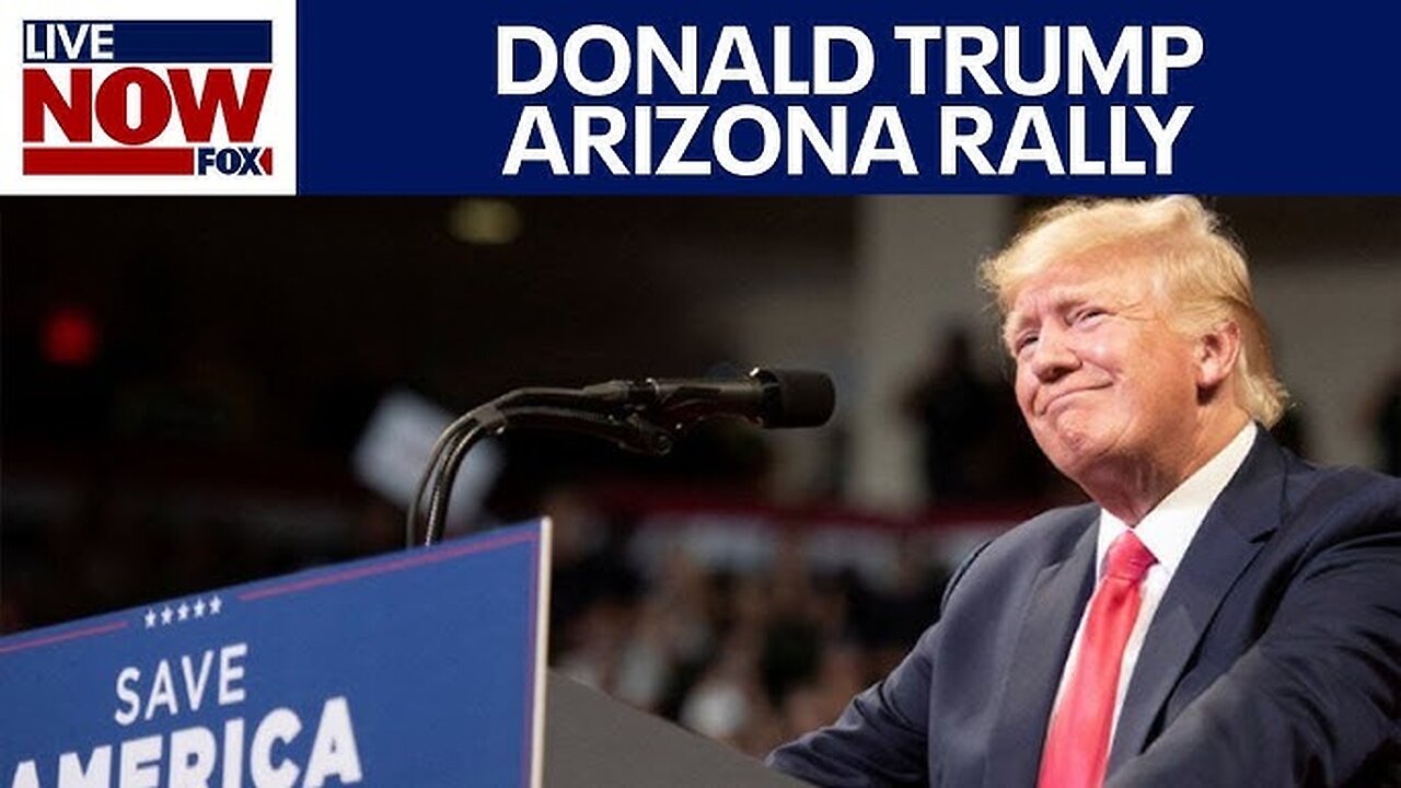 WATCH LIVE: Trump holds Arizona rally with Turning Point USA and surprise guest