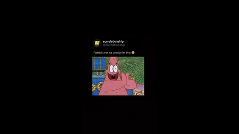 Oooh Patrick 🤣😆