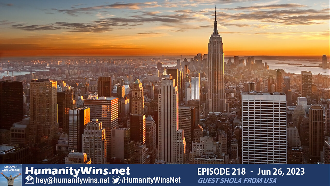 Episode 218 - Guest Shola from USA: What is going on in the World?