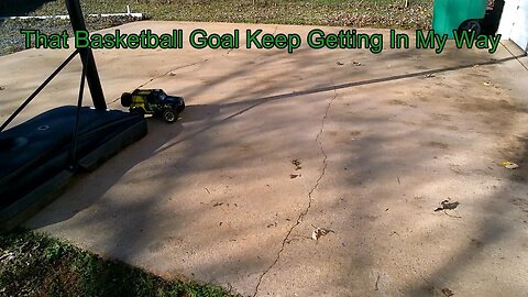 RC Jeep Trying To Do Stunts