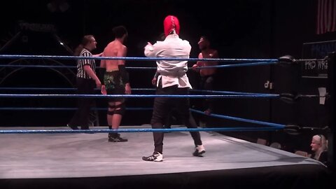 Premier Pro Wrestling 413 - 6 man tag. El Guerrero, Sem Sei , Brandon Campbell vs Zero’os 4, 5, 6