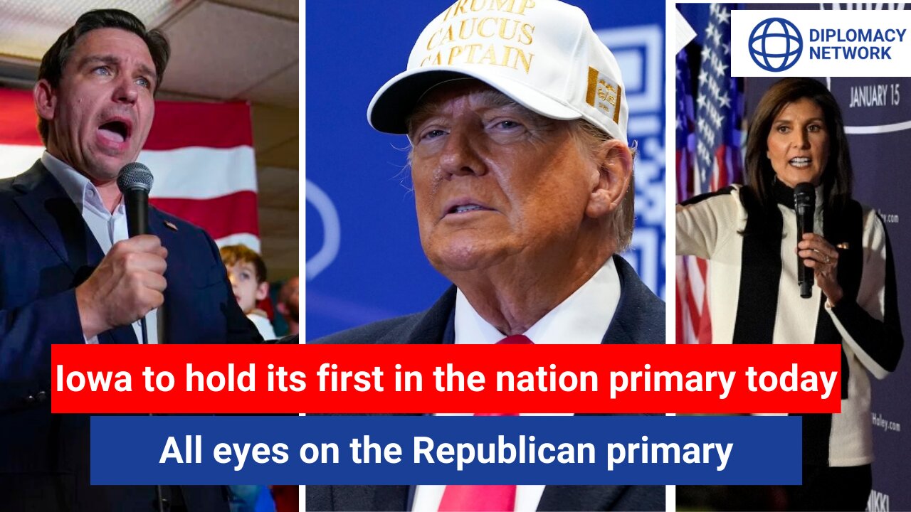 Iowa holds first in the nation Republican primary today