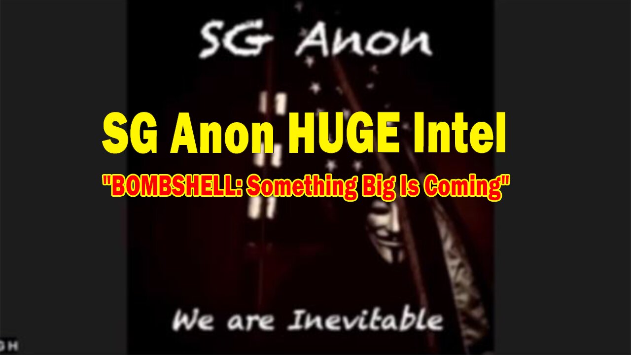 SG Anon HUGE Intel Apr 4: "BOMBSHELL: Something Big Is Coming"