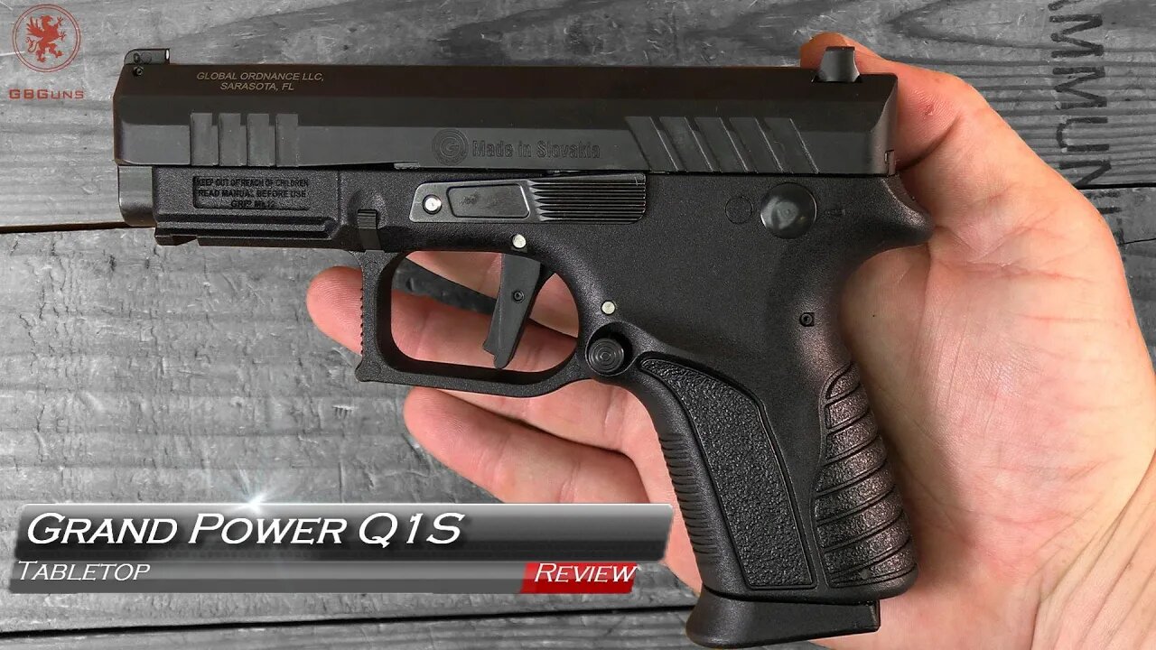 Grand Power Q1S Tabletop Review and Field Strip