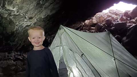 Camping Inside a Volcano - Camping in Utah