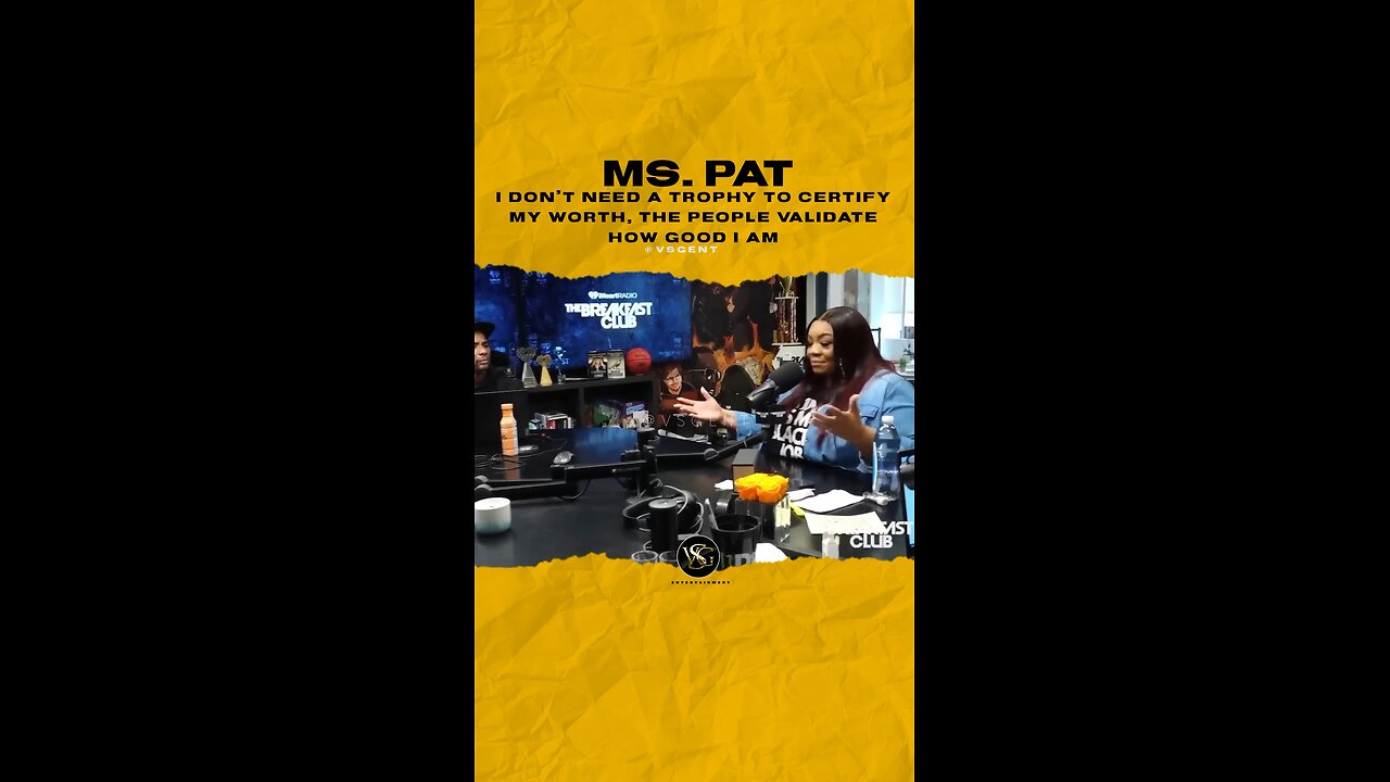 @comediennemspat I don’t need a trophy to certify my worth, the people validate how good I am