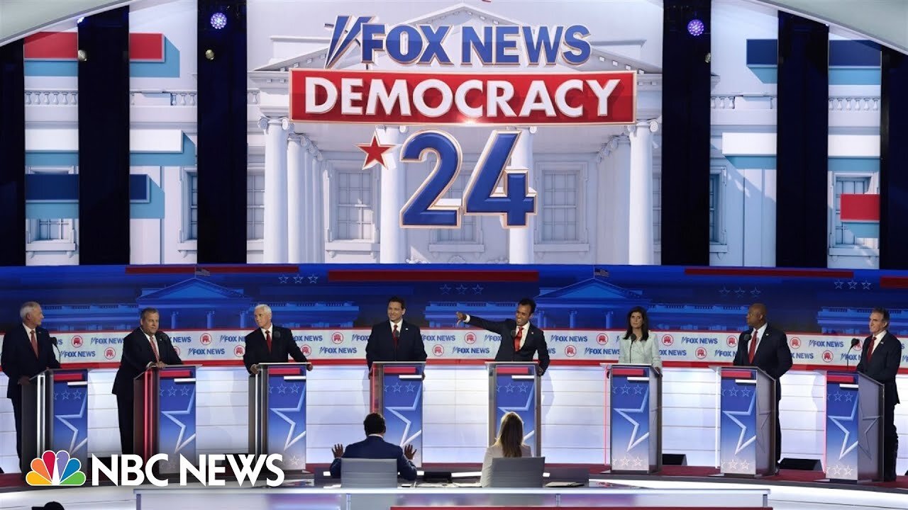 GOP presidential hopefuls spar in first 2024 debate