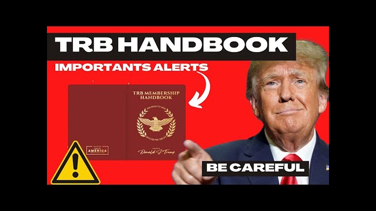 TRB MEMBERSHIP HANDBOOK - TRB MEMBERSHIP HANDBOOK REVIEW ⚠️WARNING!!⚠️ - TRUMP TRB HANDBOOK