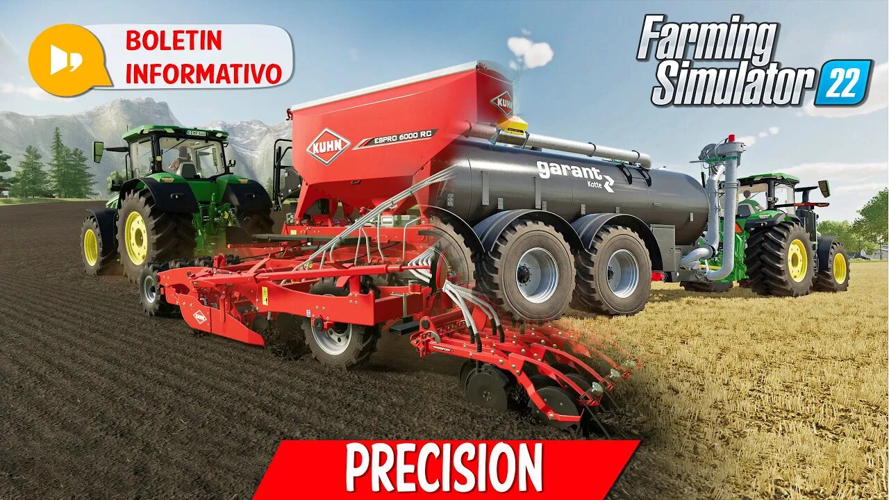 FS22 | SIEMBRA Y APLICACION DE PURÍN EN TASA VARIABLE | DLC PRECISION | PC PS5 XBOX SERIES