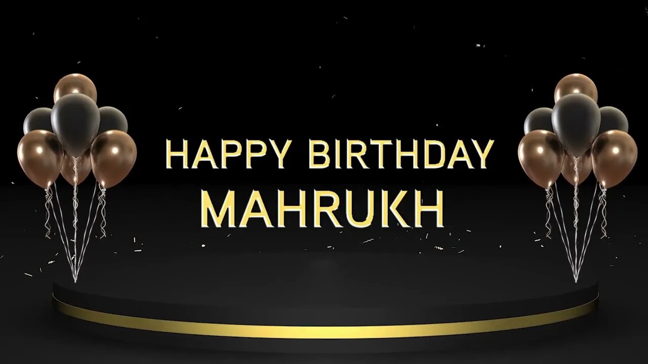 Wish you a very Happy Birthday Mahrukh
