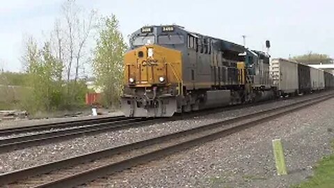 CSX and NS Train Meet from Berea, Ohio May 6, 2023