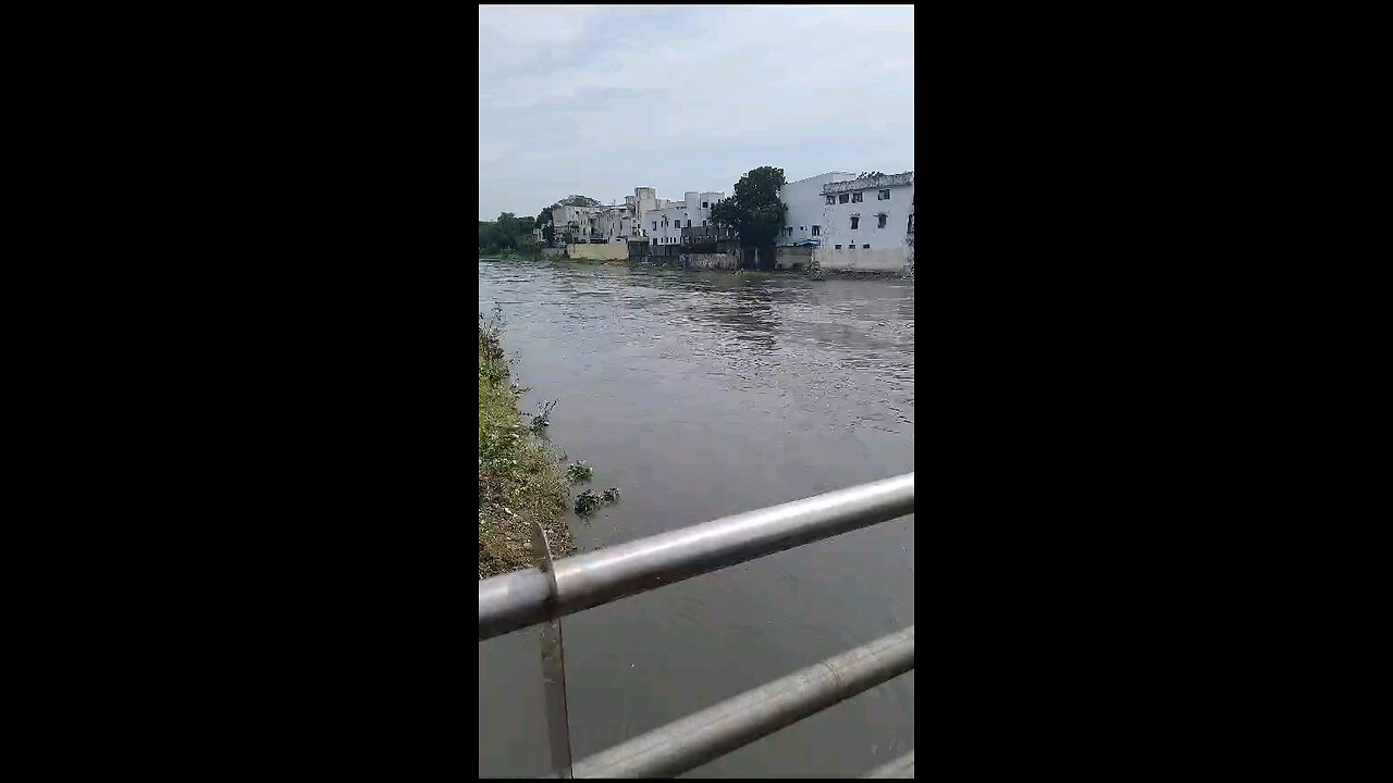 KOOVAM RIVER OVERFLOWING #india