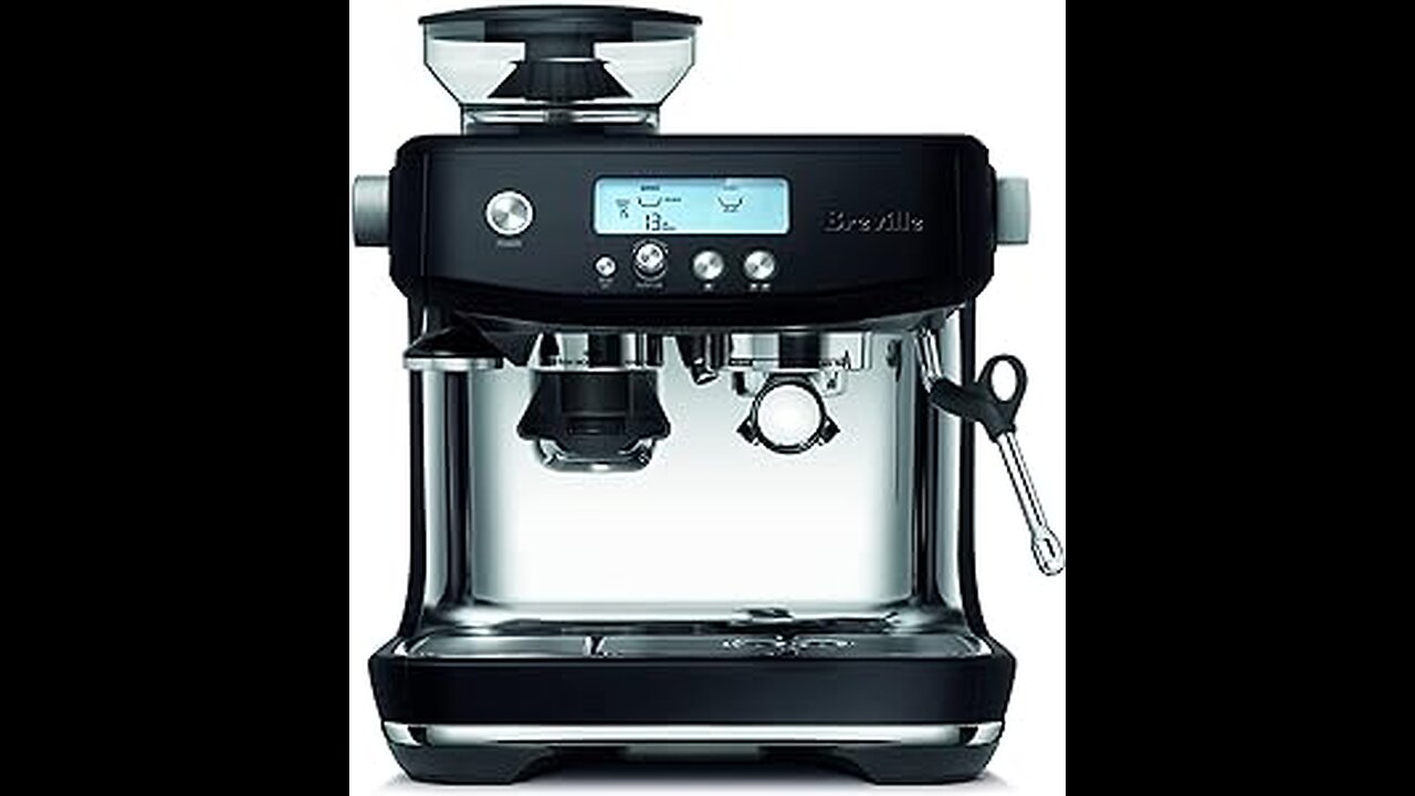 Breville the Barista Pro Black Truffle Espresso Machine, Large