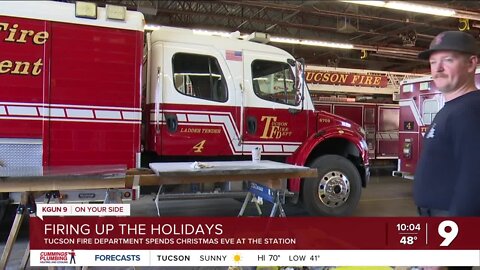 KGUN9 reporter Andrew Christiansen spends Christmas Eve with the Tucson Fire Department