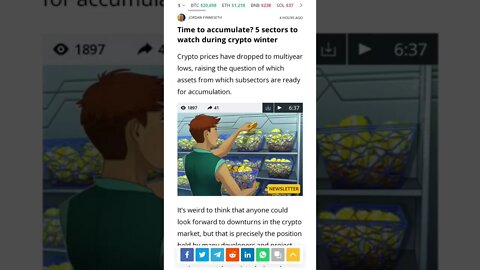 5 Sectors to Watch During Crypto Winter #cryptomash #cryptomashnews #cryptonews #viralvideo2022