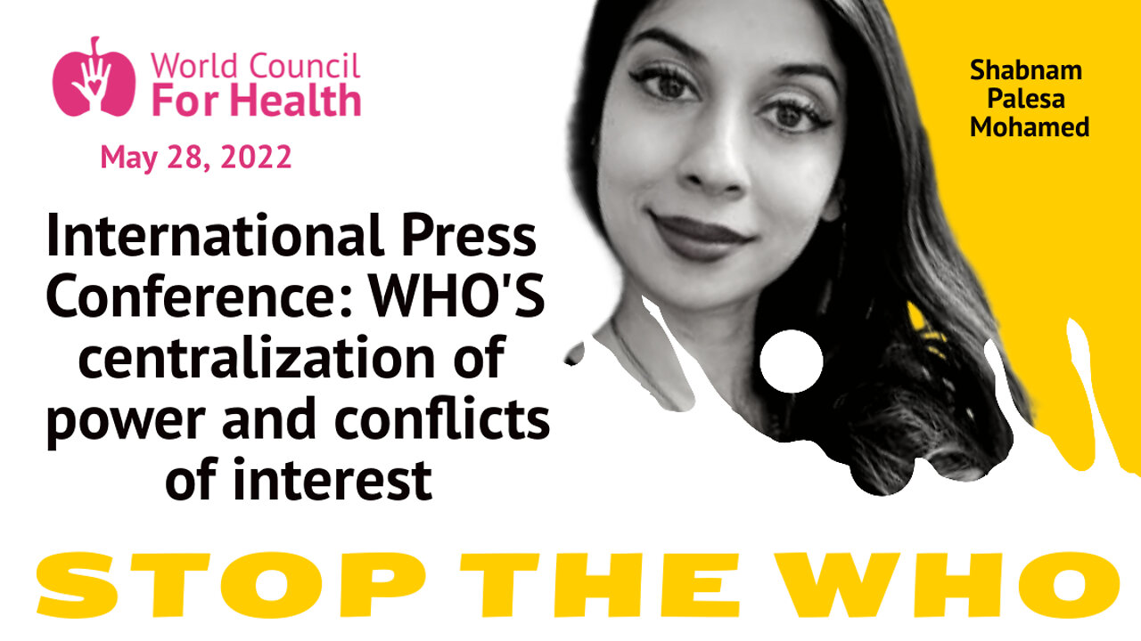 Shabnam Palesa Mohamed on the WHO and the Way Forward