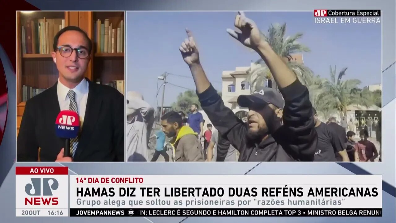 Duas reféns americanas são libertadas pelo Hamas