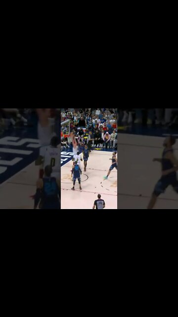 Bones & Jokic Get Flashy On The Break 🔥