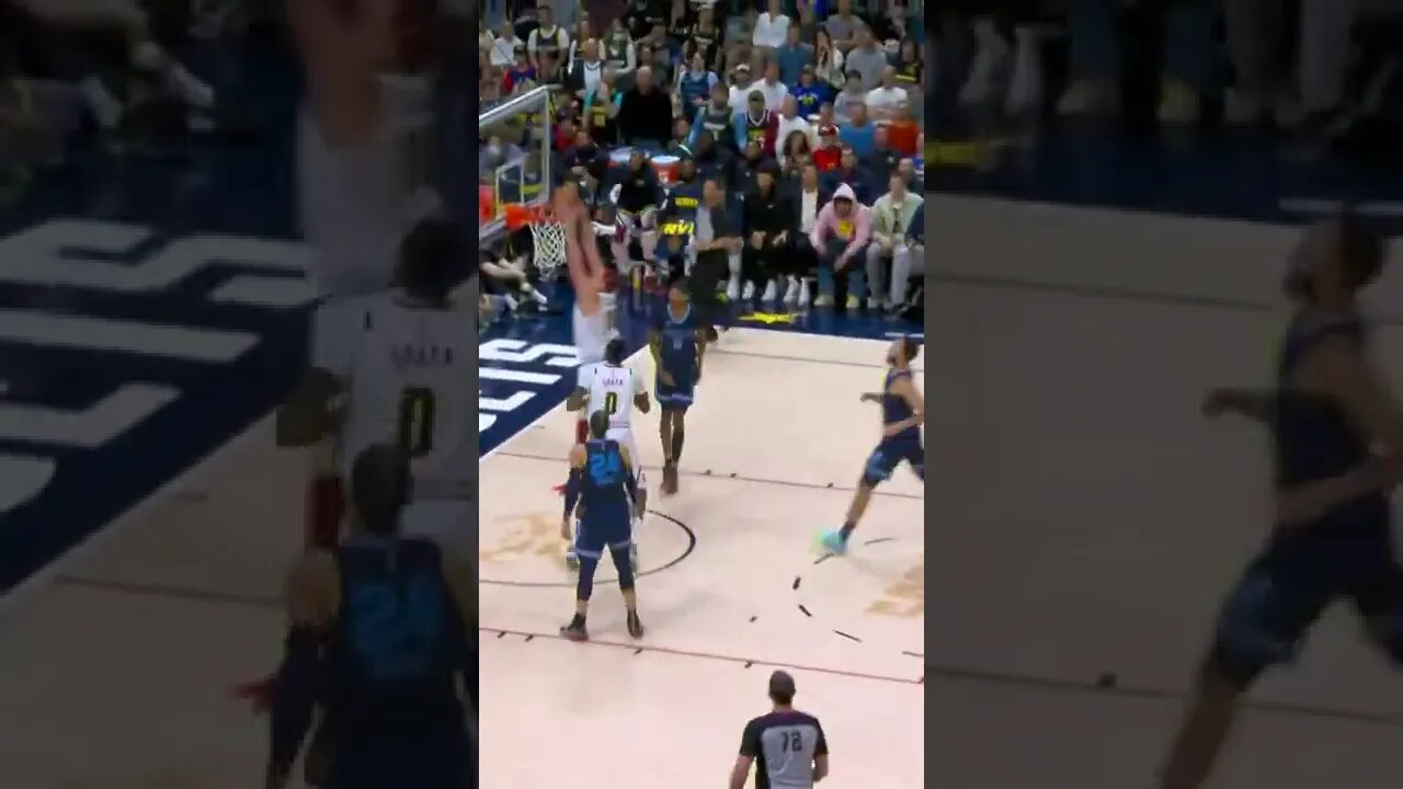 Bones & Jokic Get Flashy On The Break 🔥