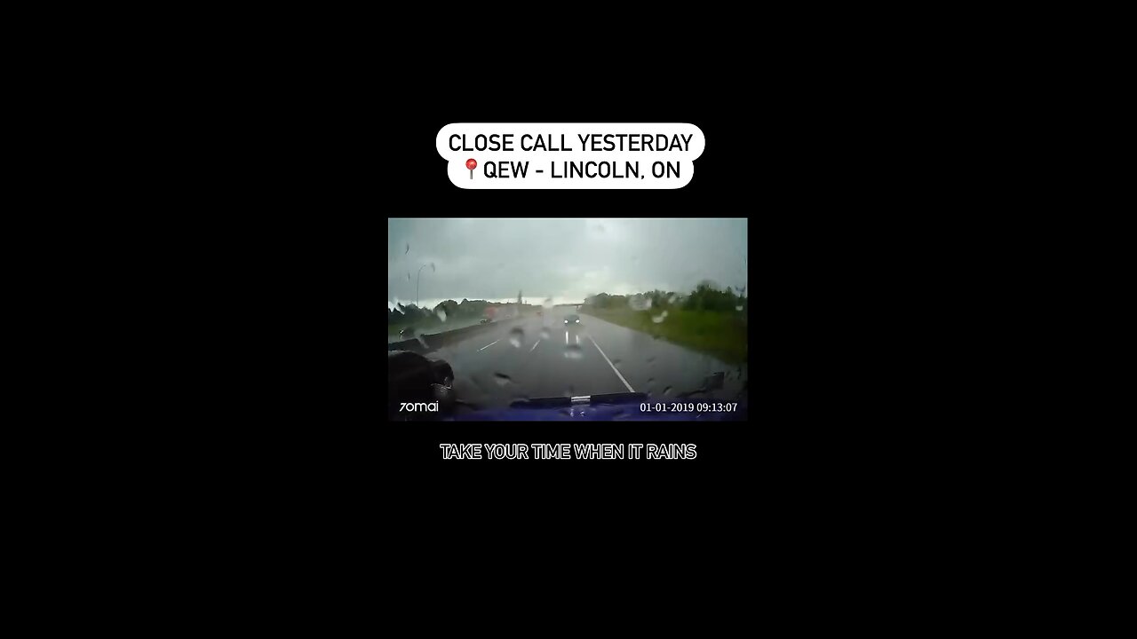 Car looses control on highway