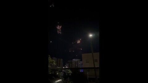 More video of the Iron Dome missiles in action