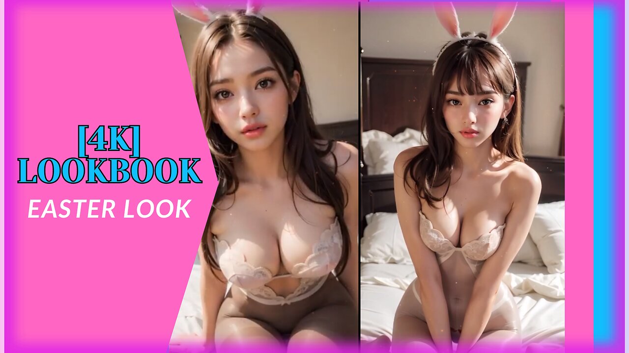 4k Lookbook ㅣ Easter Look ㅣ AI Art - 4K 룩북 ㅣ 부활절 룩 ㅣ AI 아트 - 4K ルックブック ㅣ イースタールック ㅣ AIアート