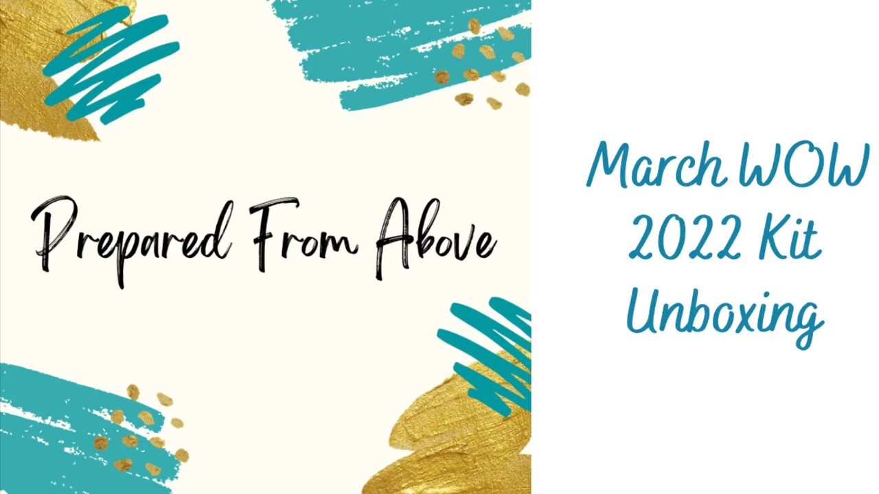 March Word of (the) Week kit unboxing - Bible journaling printable kit