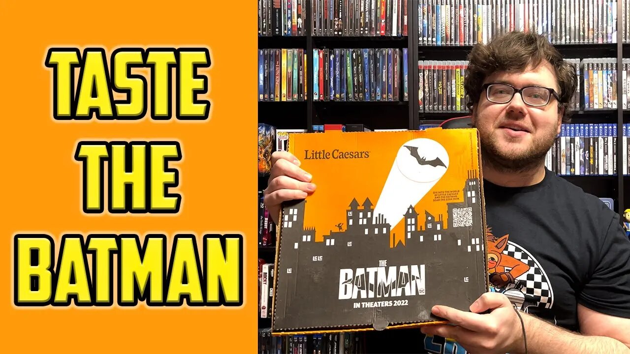 Tasting The Batman - Reviewing The Batman Pizza Calzony