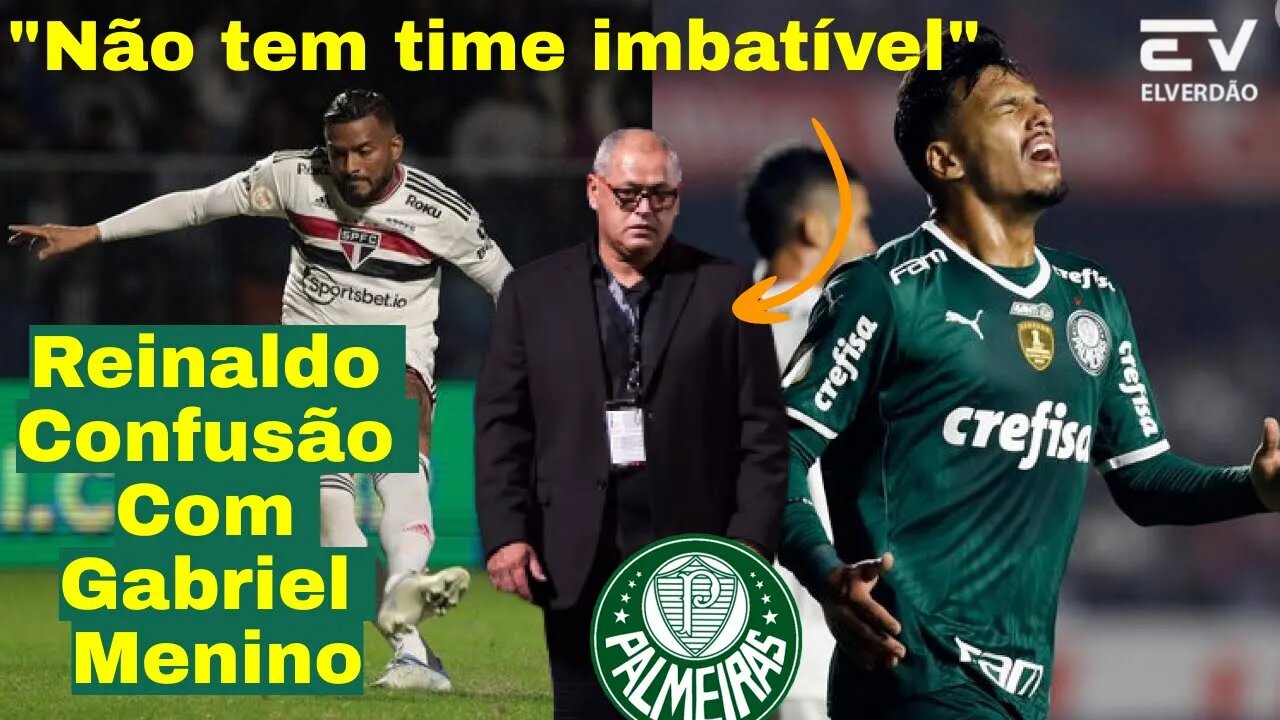 Reinaldo fala Sobre Treta | Ídolo e rival "Não tem time imbatível" #palmeiras #noticiasdopalmeiras