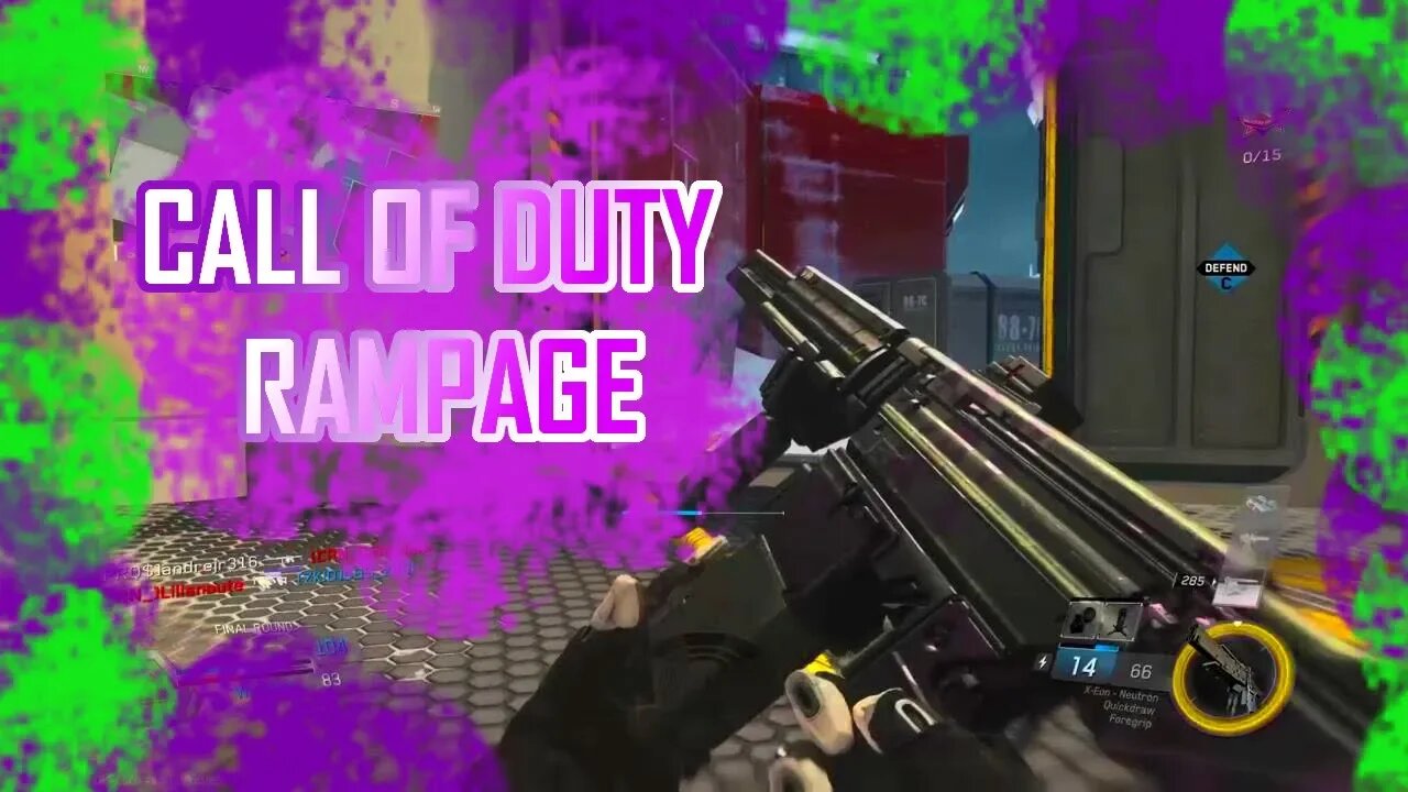 CALL OF DUTY RAMPAGE 50 KILL INFINITE WARFARE GAMEPLAY