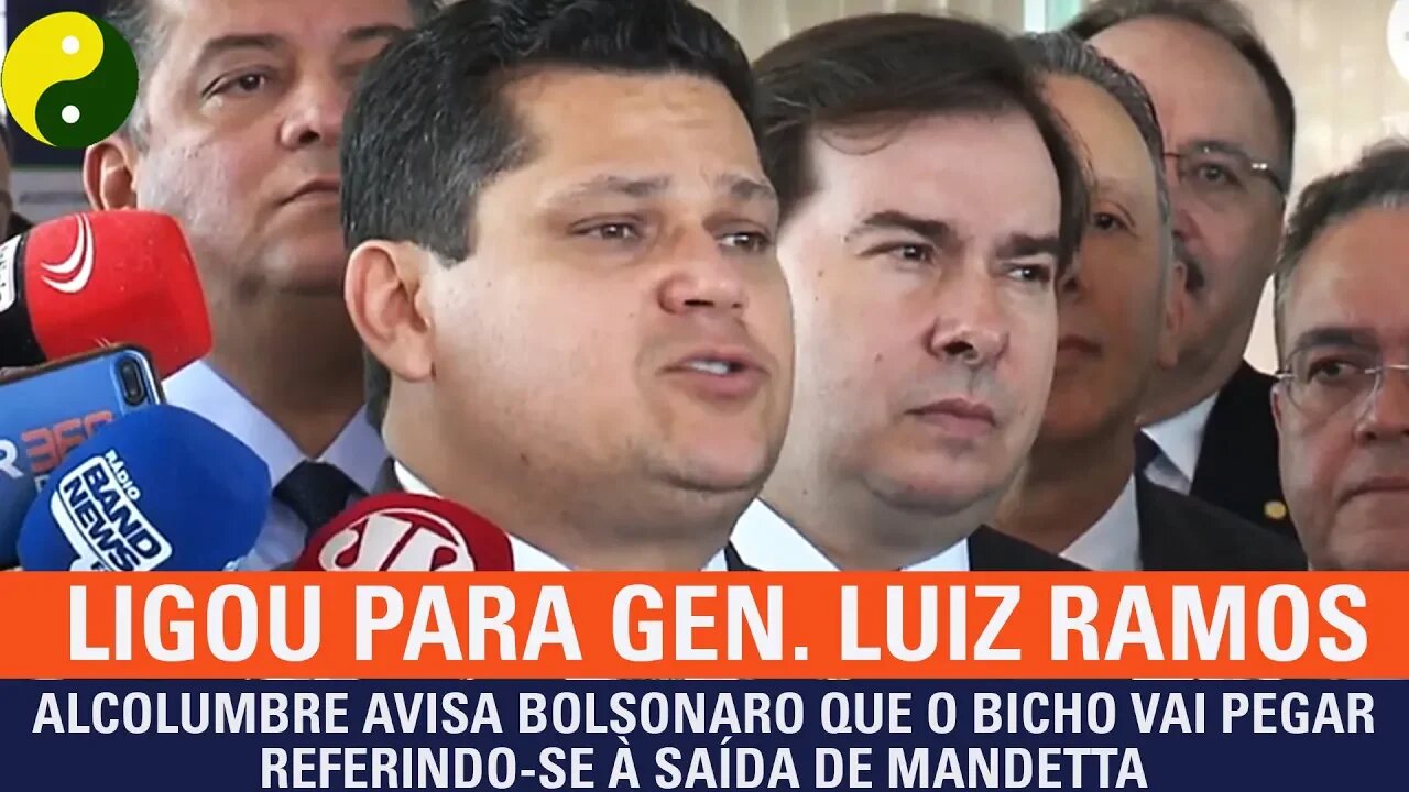 Alcolumbre avisa Bolsonaro que o bicho vai pegar referindo se à saída de Mandetta