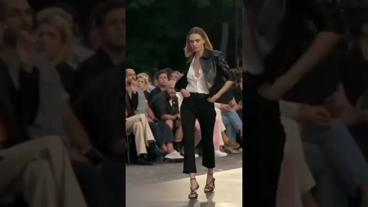 Caradelevingne in Amiparis Spring/Summer 2023 FashionShow