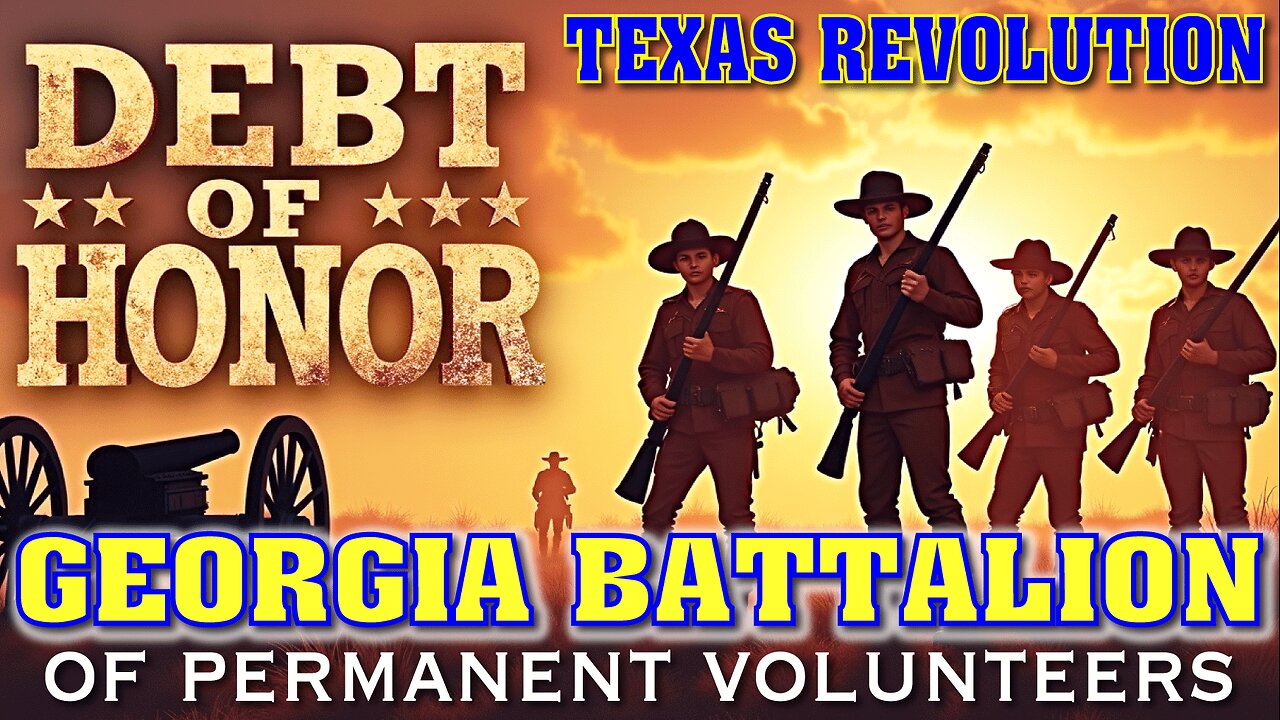 DEBT OF HONOR: Georgia Battalion of our Texas Revolution