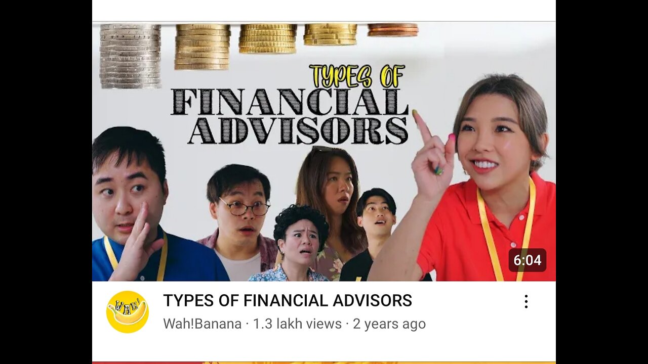 TYPES OF FINANCIAL ADVISORS