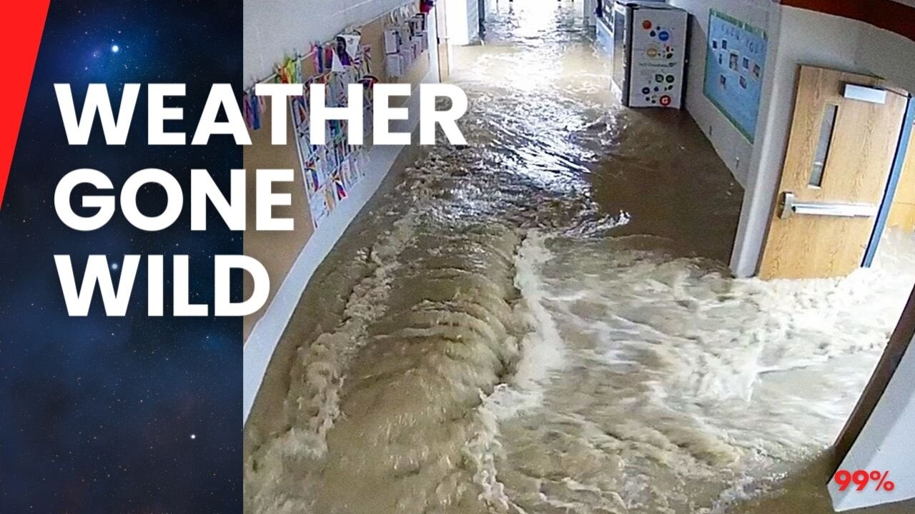 CCTV Captures Nature's Fury: 5 Extreme Weather Incidents