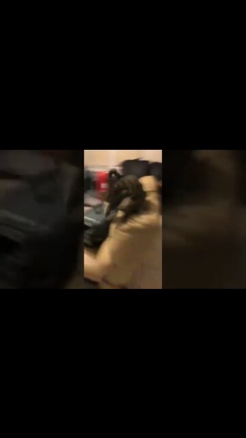 Running after my cat